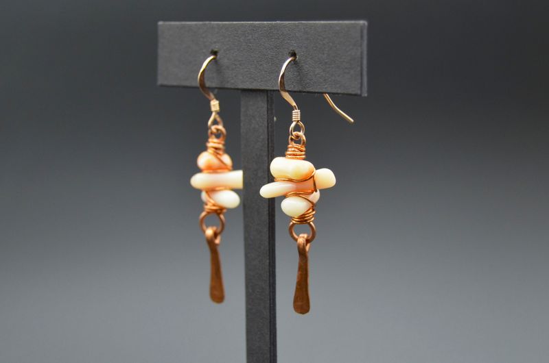Coral Cluster Earrings