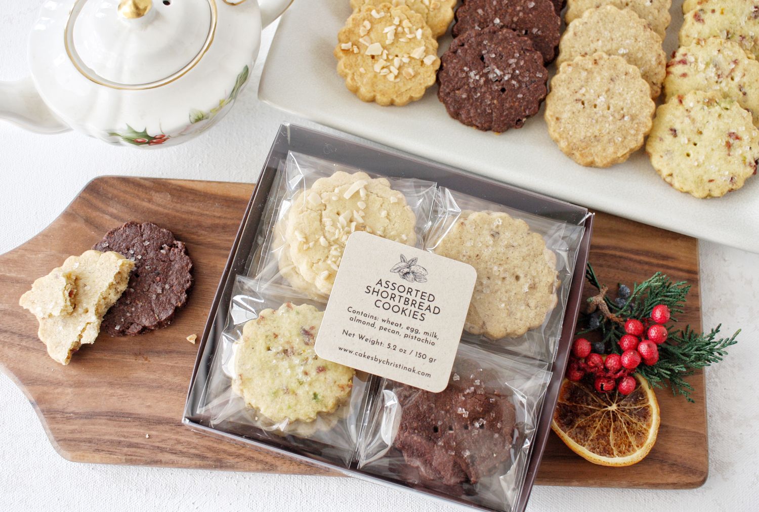 Assorted Dozen Shortbread Cookies Assorted Dozen Shortbread Cookies