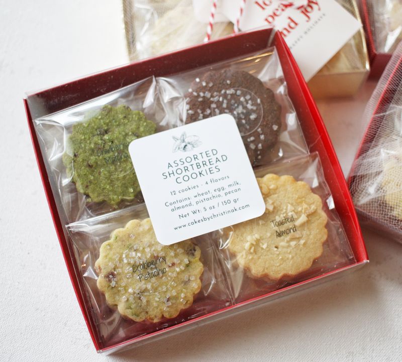 Assorted Shortbread Cookies by the Dozen