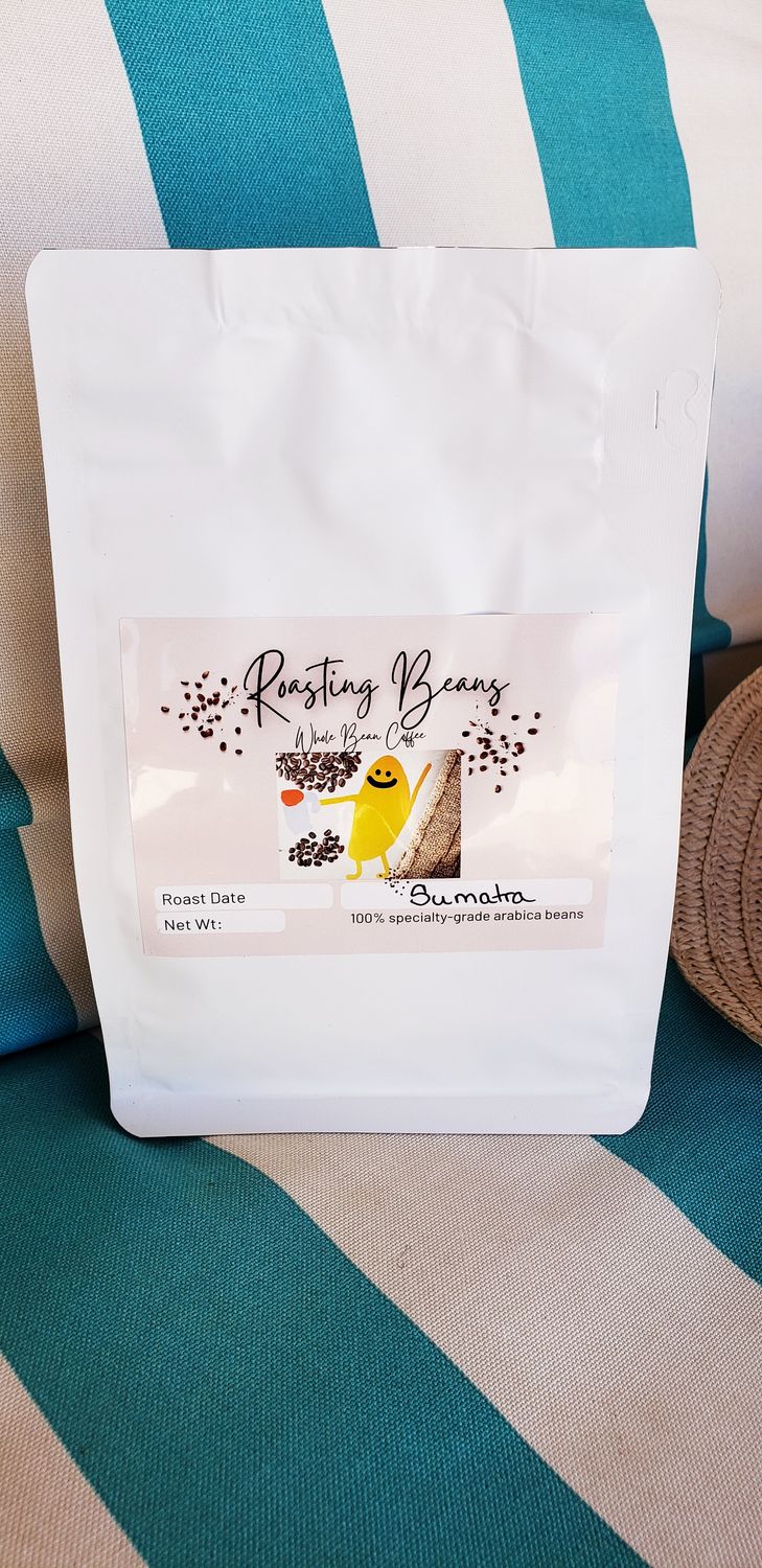 SUMATRA - ORGANIC - Fair Trade - Whole Bean - 12oz or 32oz
