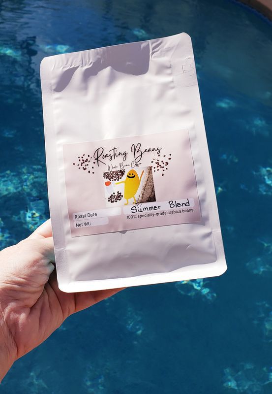 Summer Blend , On Hold (half -caff) or Therapy Session (de-caff) - Blends- Whole Bean - 12oz or 32oz