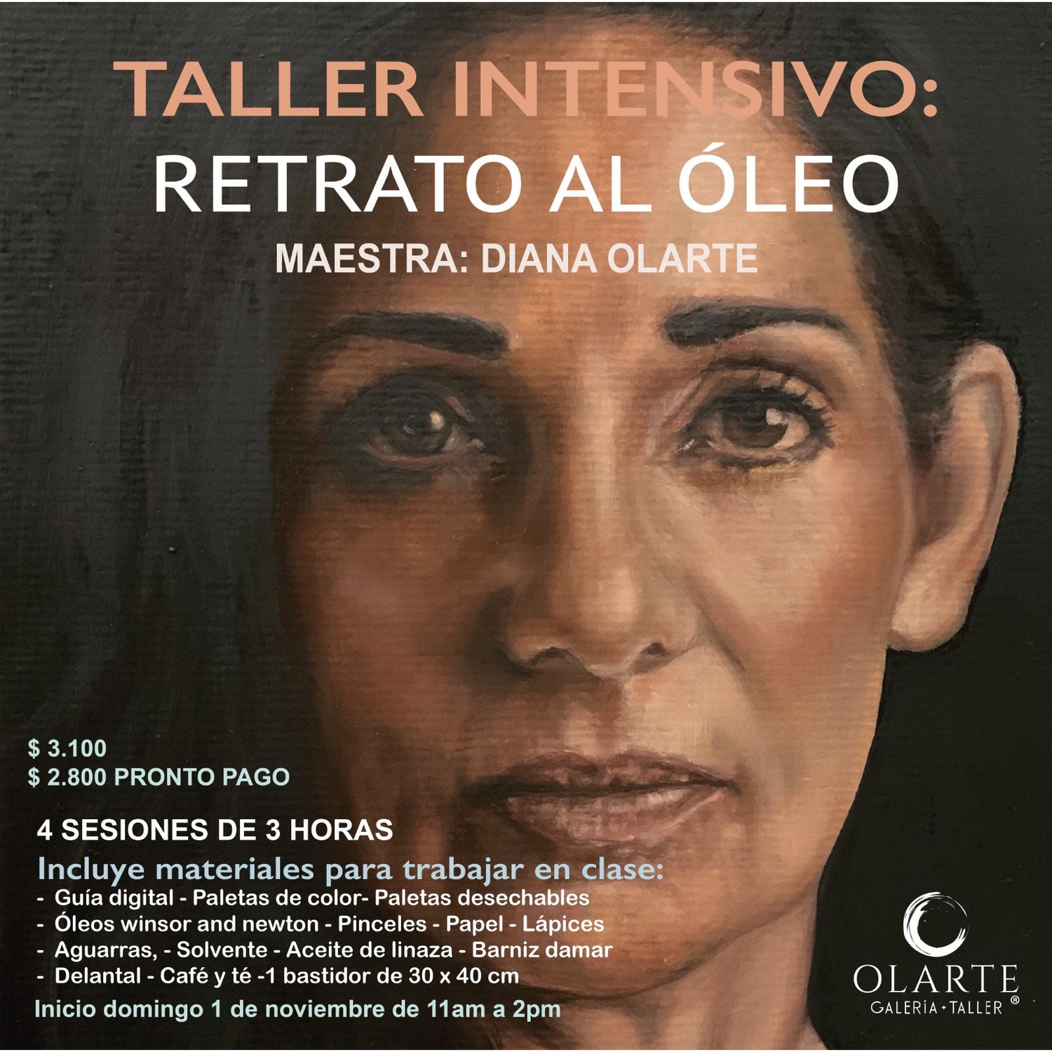 ​TALLER INTENSIVO: RETRATO AL ÓLEO
