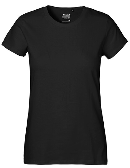 Ladies&#39; Classic T-Shirt, Farbe: Black