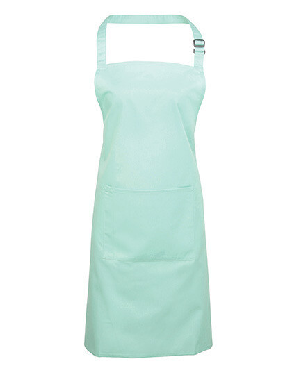 Colours Collection Bib Apron With Pocket, Farbe: Aqua (ca. Pantone 344)