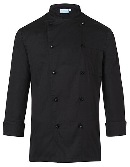 Kochjacke Basic, Farbe: Black (ca. Pantone 419c)