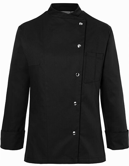 Kochjacke Larissa, Farbe: Black (ca. Pantone 419c)
