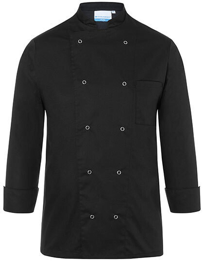 Kochjacke Basic, Farbe: Black (ca. Pantone 419c)