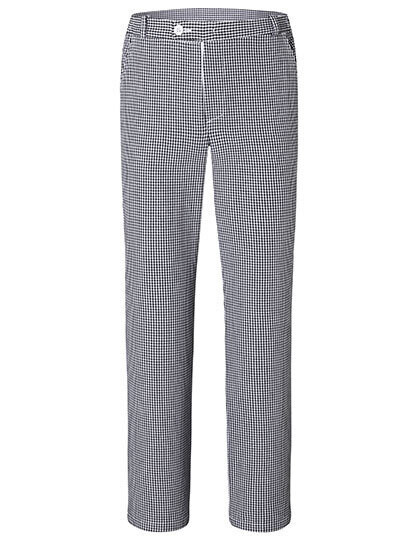 Kochhose Basic, Farbe: Black (ca. Pantone 419c)/White