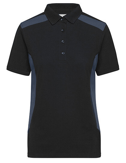 Ladies&#39; Workwear Polo-Strong, Farbe: Black/Carbon