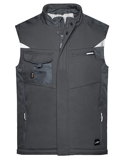 Craftsmen Softshell Vest -Strong, Farbe: Black/Black
