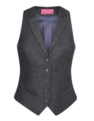 Ladies&#39; Nashville Waistcoat, Farbe: Charc H-B