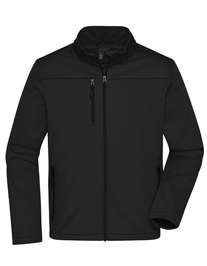 Men&#39;s Softshell Jacket, Farbe: Black