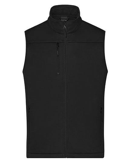 Men&#39;s Softshell Vest, Farbe: Black