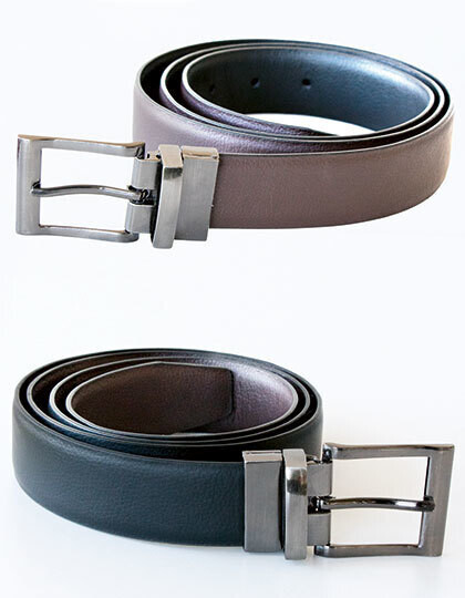 Business-And Gastronomy Reversible Belt, Farbe: Black/Brown