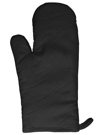 Cotton Oven Mitt, Farbe: Black