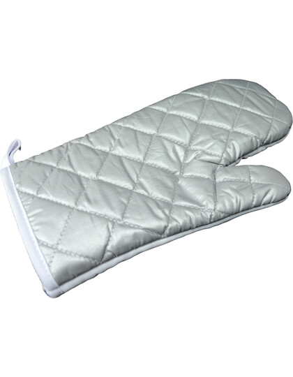 Oven Mitt Sublimation, Farbe: White/Silver Grey