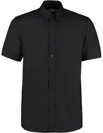 Men&#39;s Classic Fit Workforce Shirt Short Sleeve, Farbe: Black