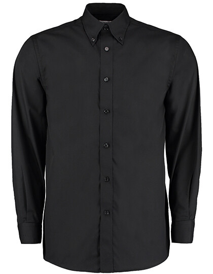 Men&#39;s Classic Fit Workforce Shirt Long Sleeve, Farbe: Black