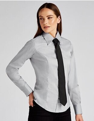 Woman&#39;s Tailored Fit Corporate Oxford Shirt Long Sleeve