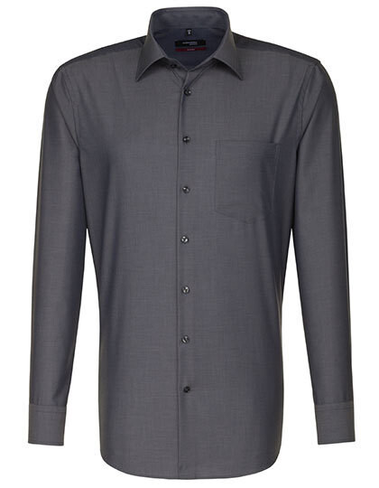 Men&#39;s Shirt Regular Fit Long Sleeve, Farbe: Anthracite