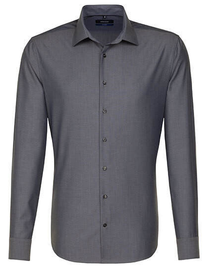 Men´s Shirt Shaped Fit Long Sleeve, Farbe: Anthracite