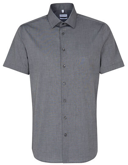 Men´s Shirt Shaped Fit Short Sleeve, Farbe: Anthracite