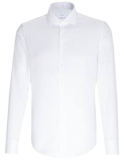 Men´s Shirt Shaped Fit Oxford Longsleeve, Farbe: White
