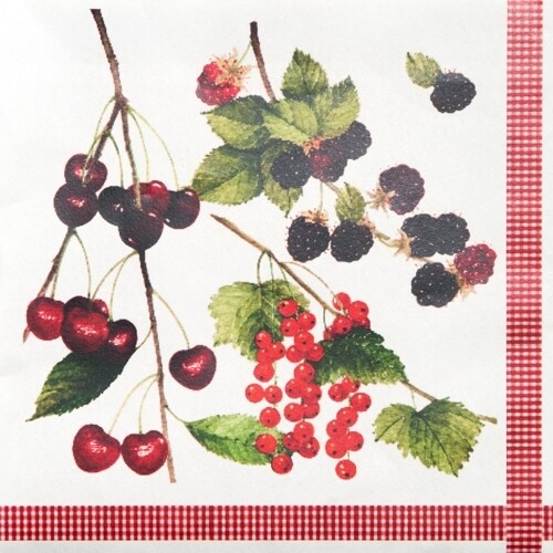 33er Servietten Forest Fruits