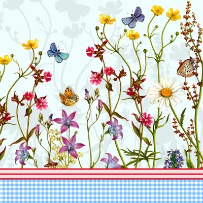 33er Serviette Flowery