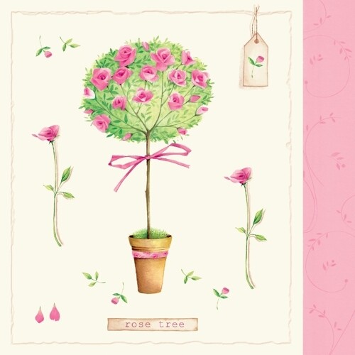 33er Servietten Rosetree