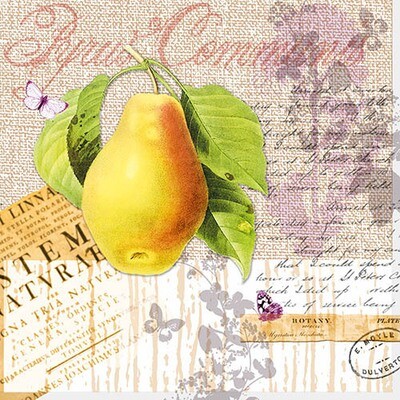 33er Serviette  Botany Pear