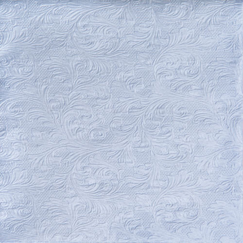 33er Serviette  Fiorentina uni light blue
