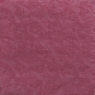 33er Serviette Fiorentina uni red