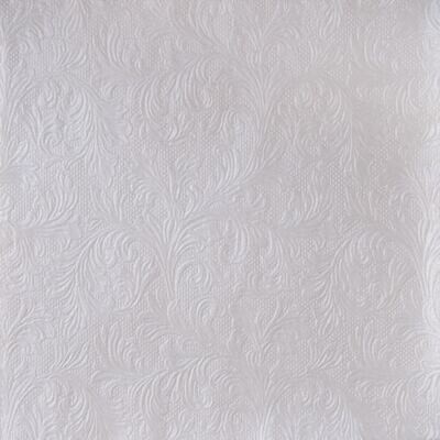 33er Serviette Fiorentina uni pearl white