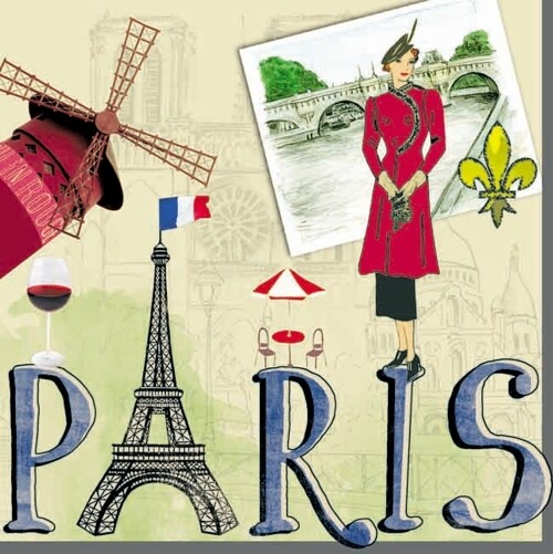 33er Serviette  Paris