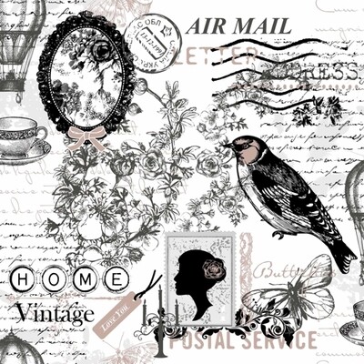 33er Serviette  Poetie