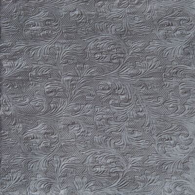 33er Serviette uni black