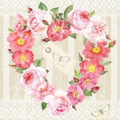 33er Serviette With Love