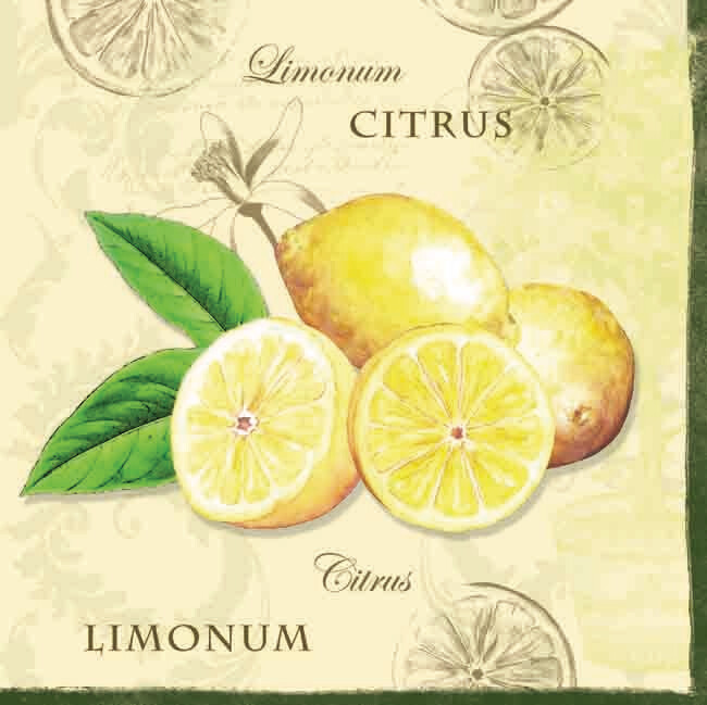 Servietten Limonum