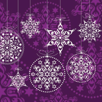 33er Serviette Decorations lilac
