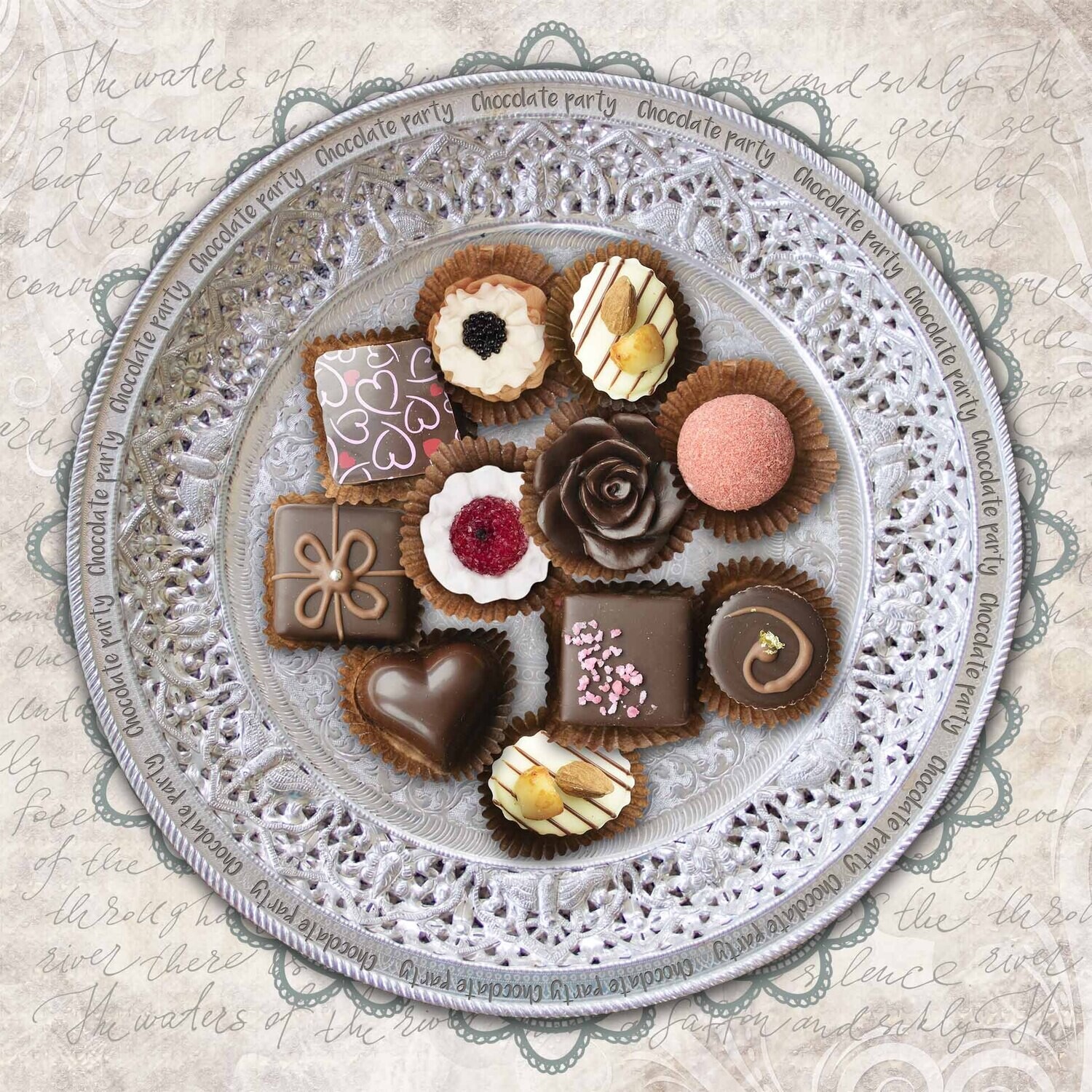 33er Serviette Chocolate Party