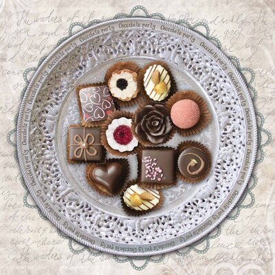 33er Serviette Chocolate Party