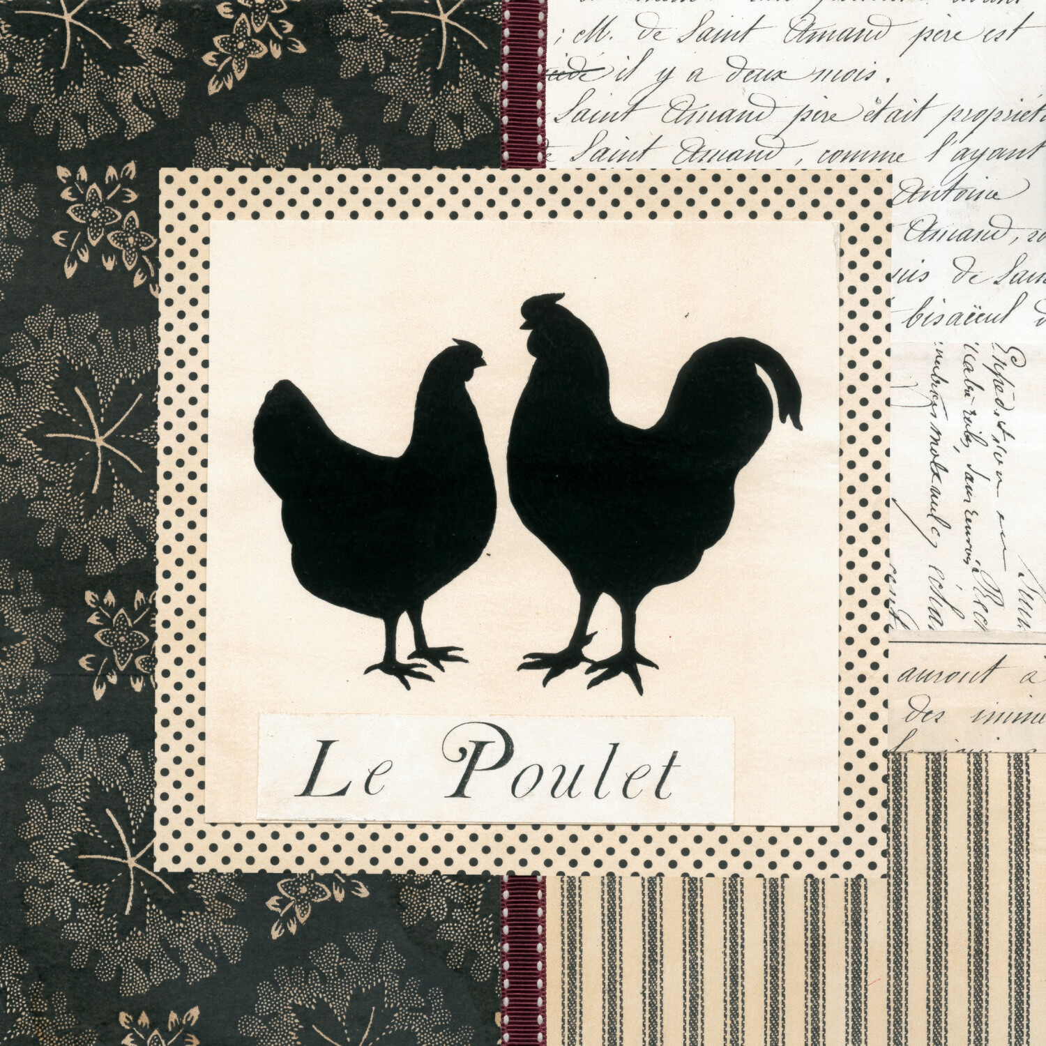 33er Servietten Le Poulet