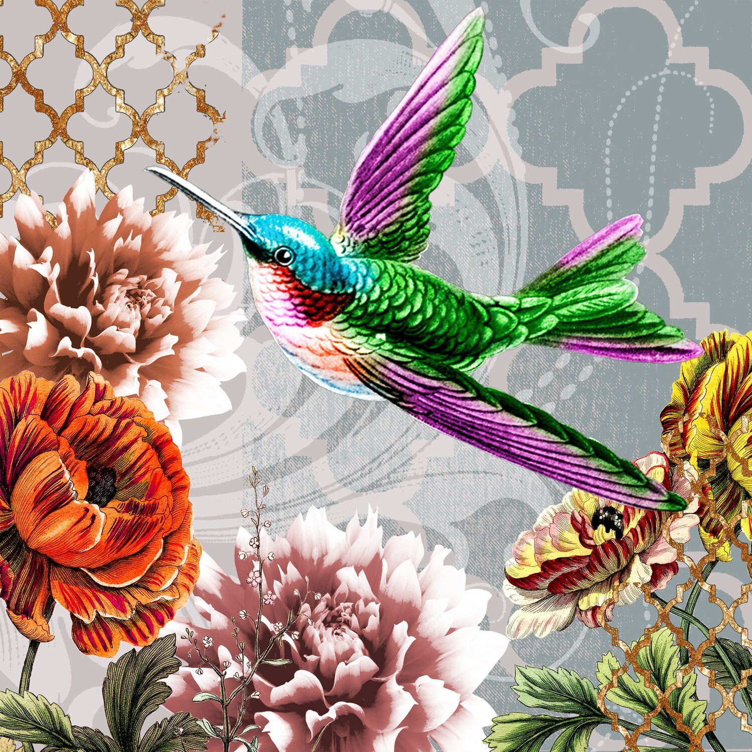 33er Servietten Colibri, Qualität / Kartoninhalt: Colibri