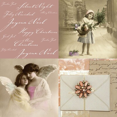 33er Servietten Angel Wings