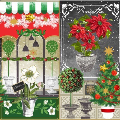 33er Servietten X mas Collage