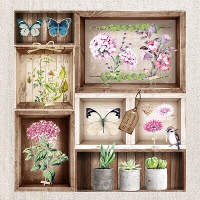 33er Servietten Herbarium