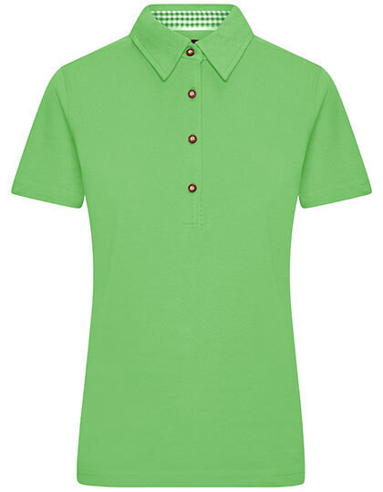 Ladies´ Traditional Polo, Farbe: Lime Green/Lime Green/White