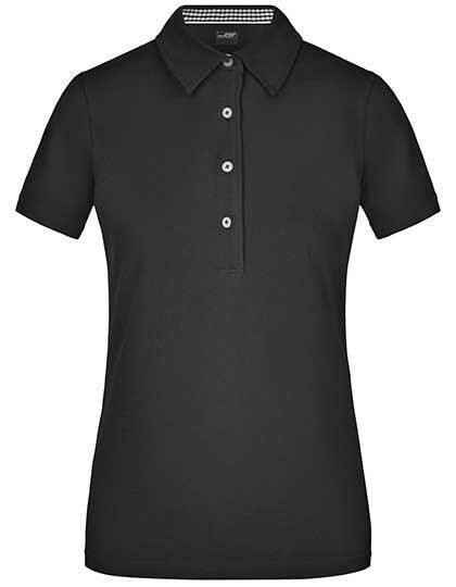 Men´s Plain Polo, Farbe: Black/Black/White