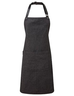 Annex Oxford Bib Apron, Farbe: Black